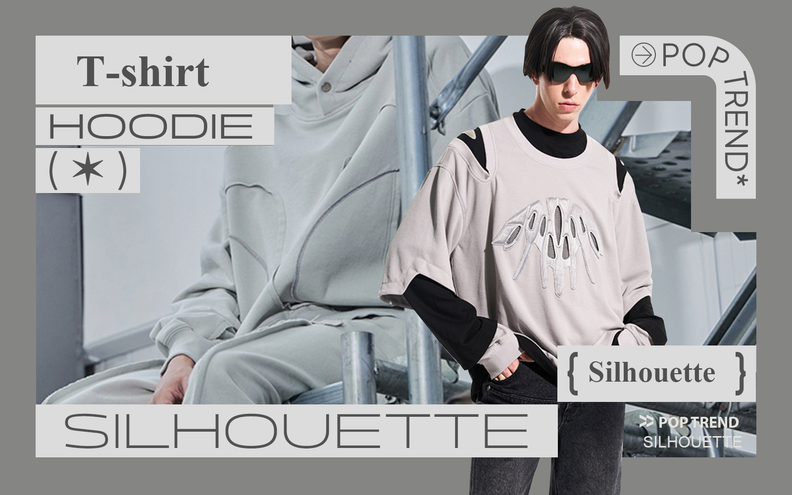Deconstructed Aesthetic -- The Silhouette Trend for Men's T-shirt & Sweatshirt