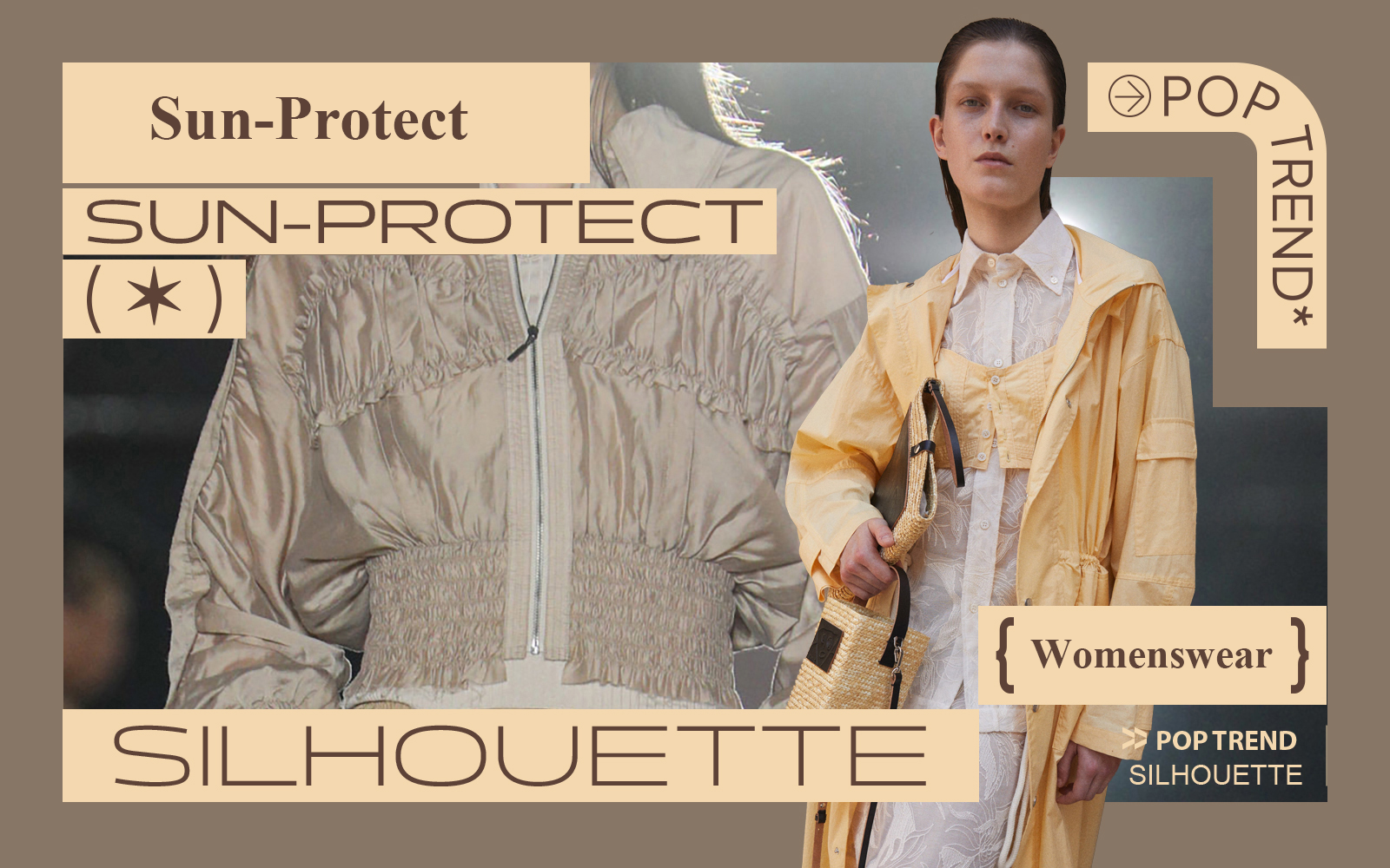 Sunscreen Clothing -- The Silhouette Trend for Women's Outerwear