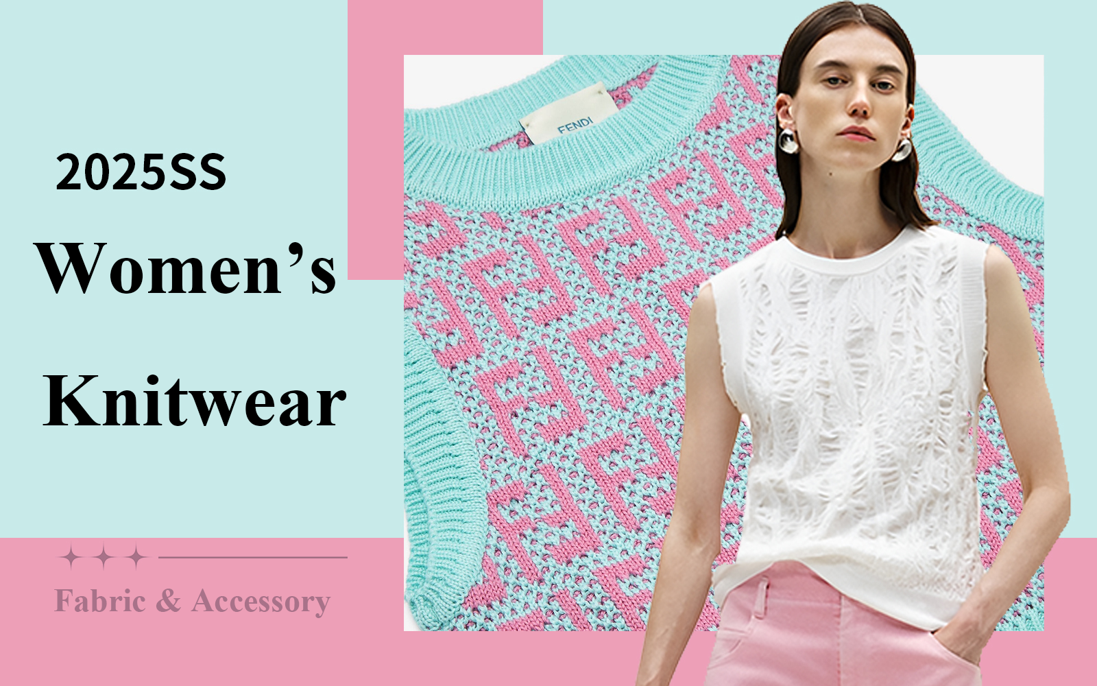 Spring/Summer 2025 Stitch Trend for Women's Knitwear