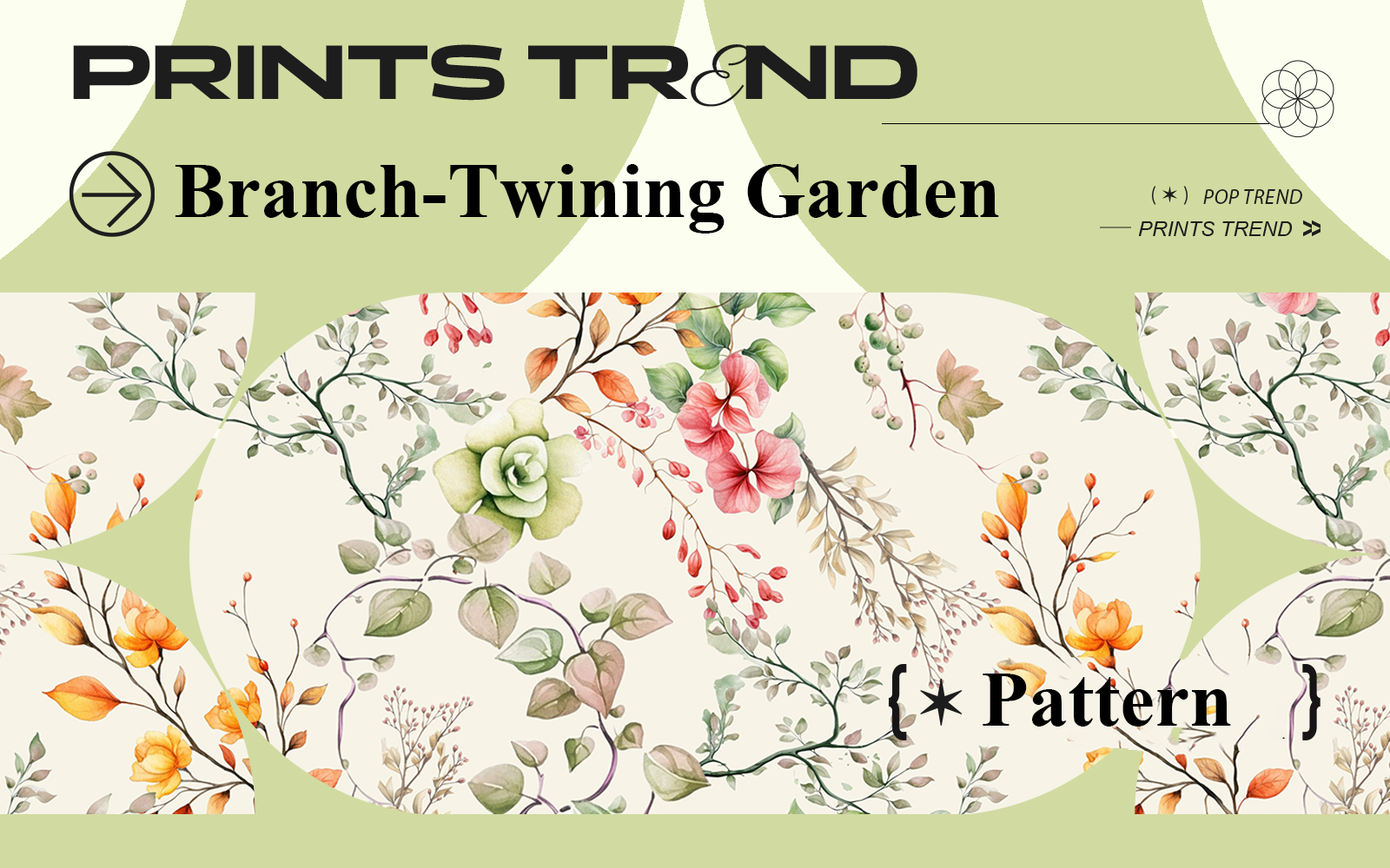 Branch-Twining Garden -- The Pattern Trend for Womenswear