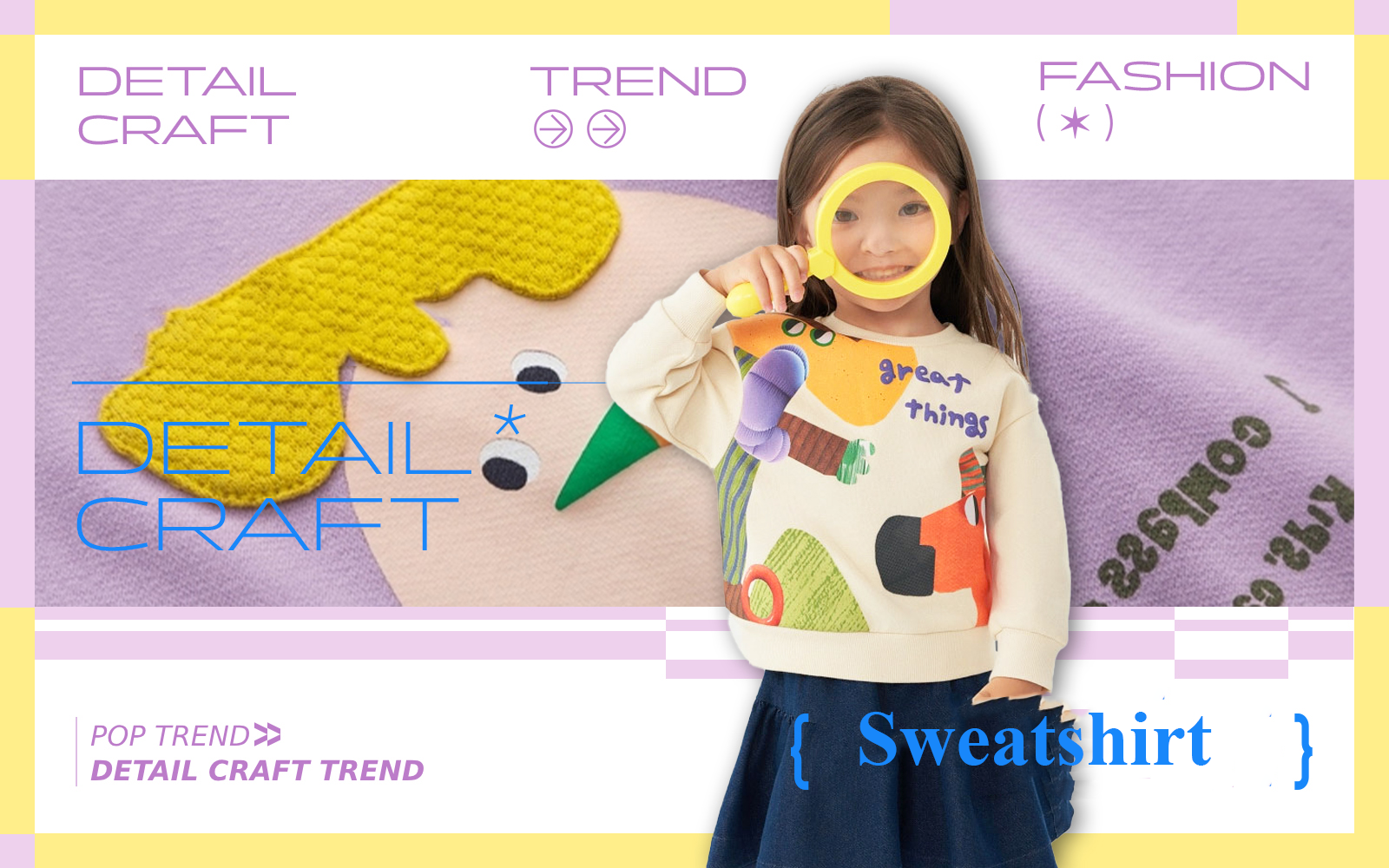 Korean-Style Sweatshirt -- The Detail & Craft Trend for Kidswear