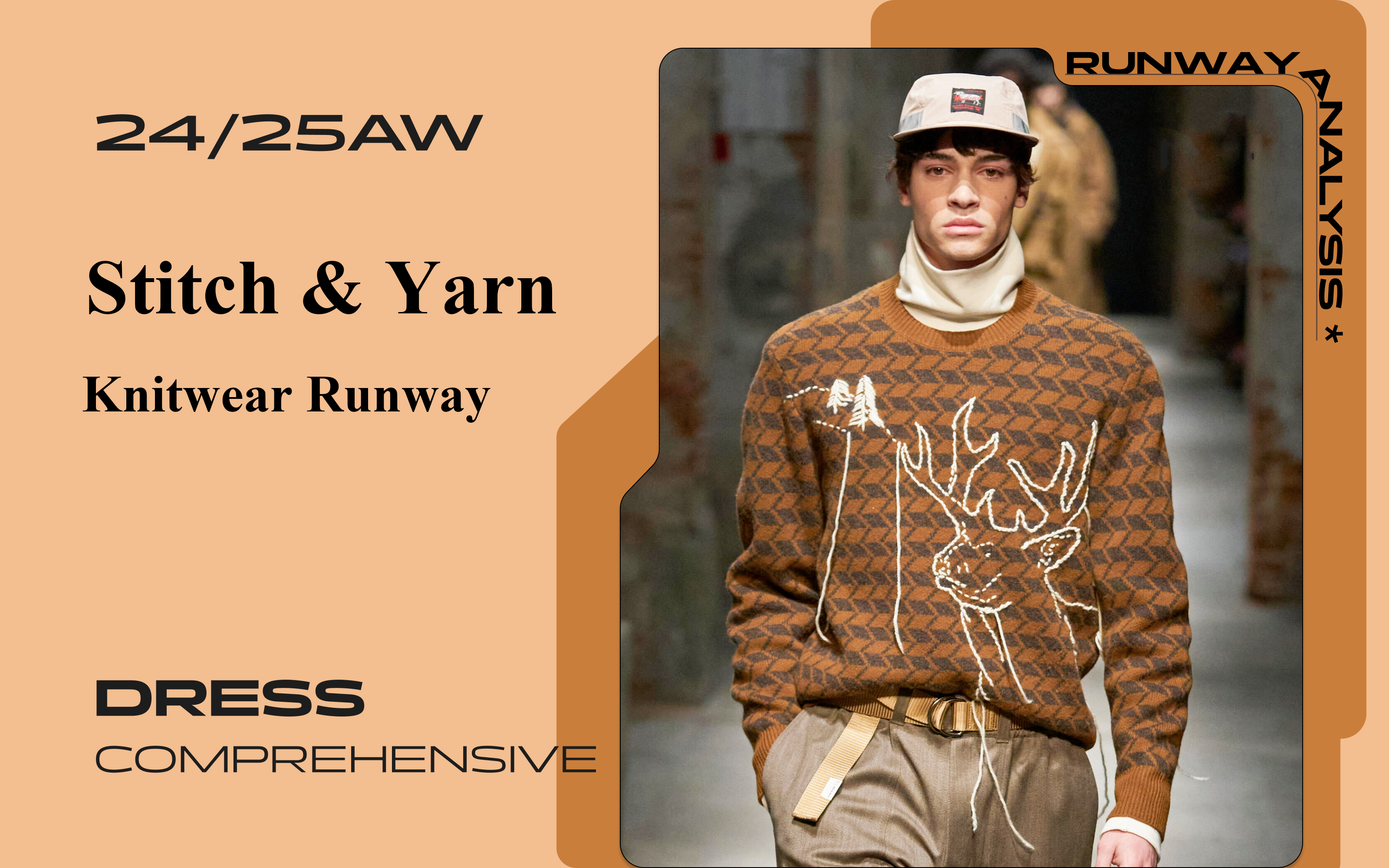 A/W 24/25 Stitch & Yarn Trend for Men's Knitwear Runway