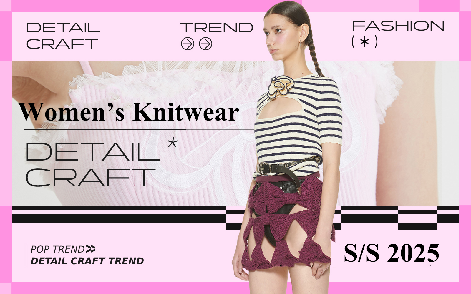 Detail Embellishments -- S/S 2025 Detail & Craft Trend for Women's Knitwear