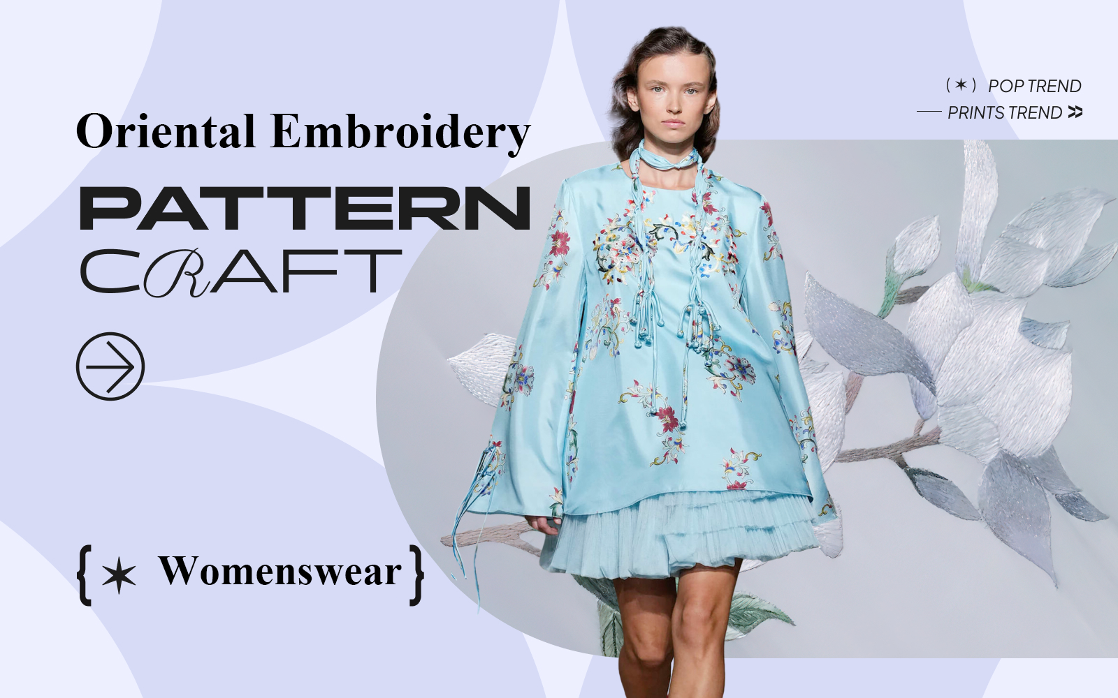 Oriental Embroidery -- The Pattern Craft Trend for Womenswear