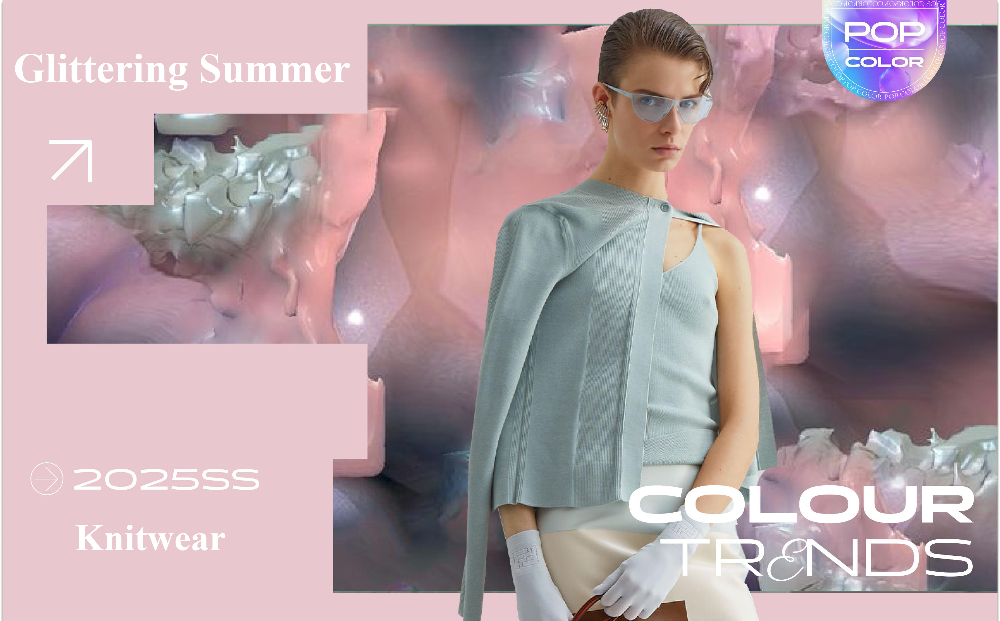 Glittering Summer -- The Color Trend for Mature Women's Knitwear