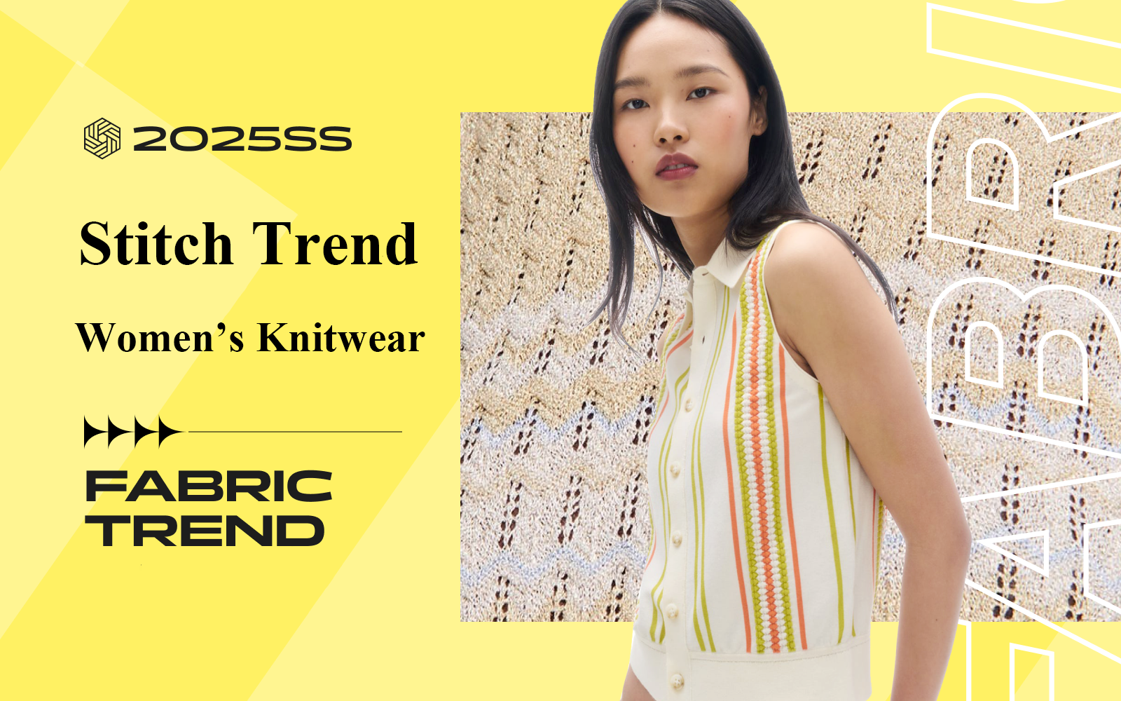 Stitch Combination -- S/S 2025 Stitch Trend for Women's Knitwear