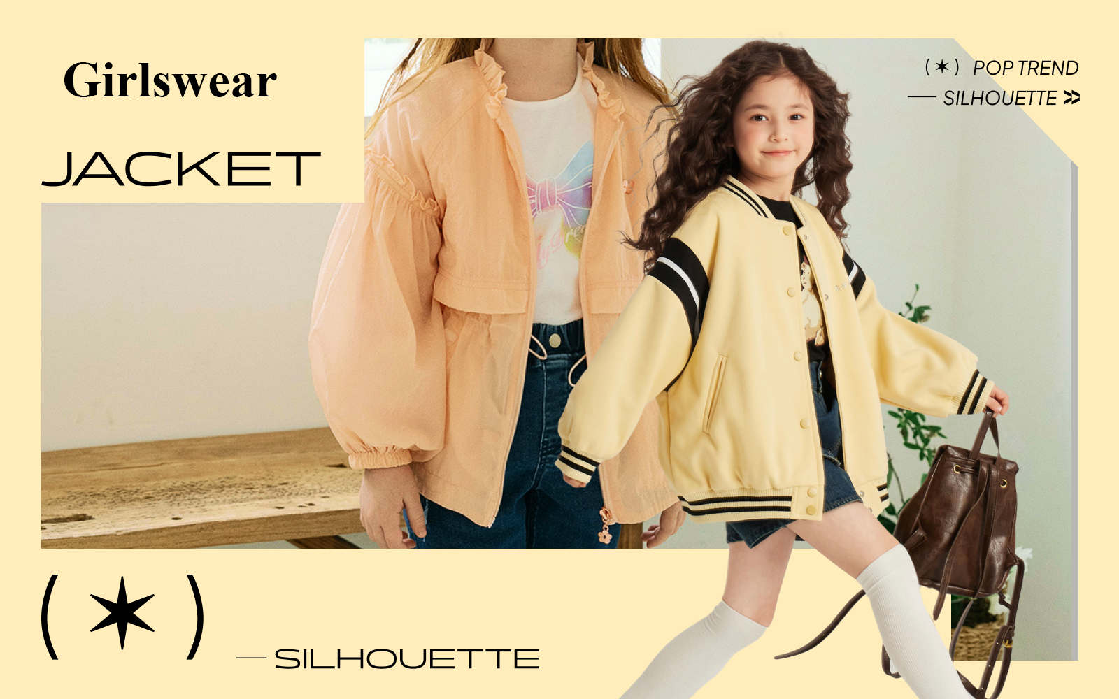 Japanese & Korean Style -- The Silhouette Trend for Girls' Outerwear