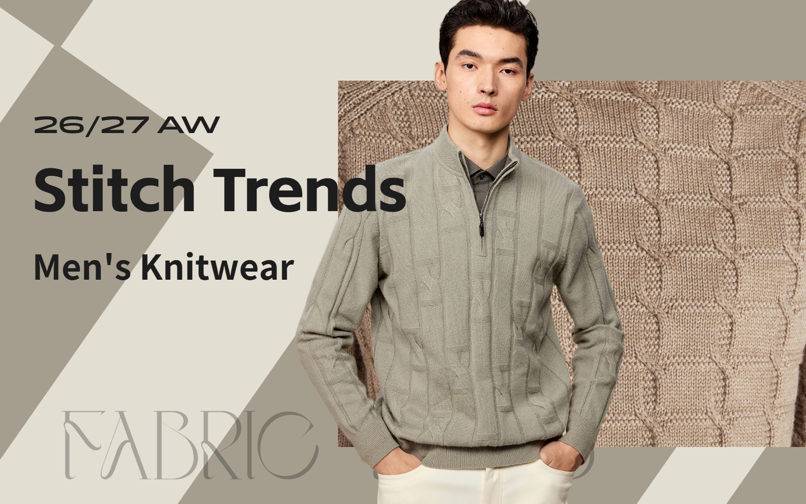 A/W 26/27 Men's Knitwear Stitch Trend
