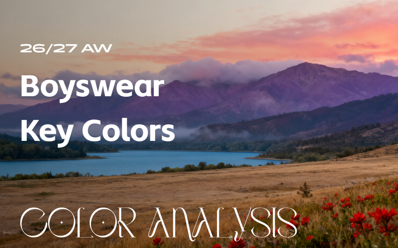 A/W 26/27 Boyswear Key Colors